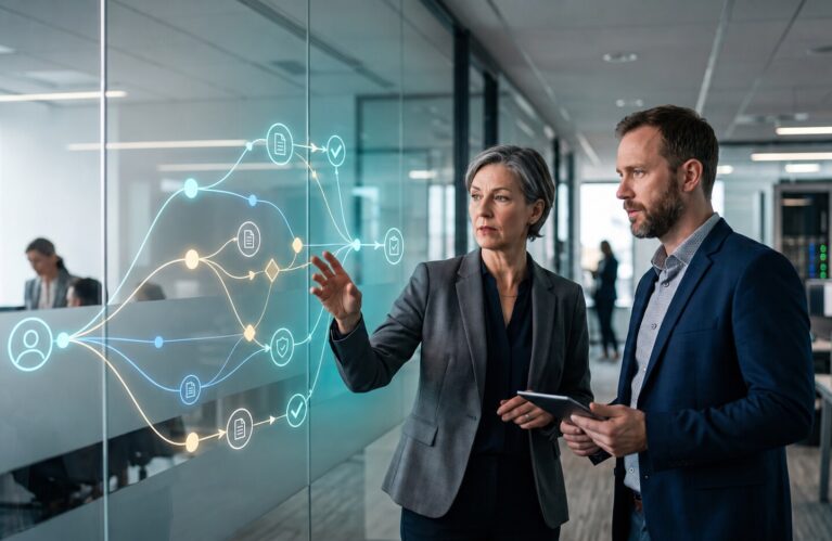 Bank risk leaders tracing an AI credit decision through an evidence path